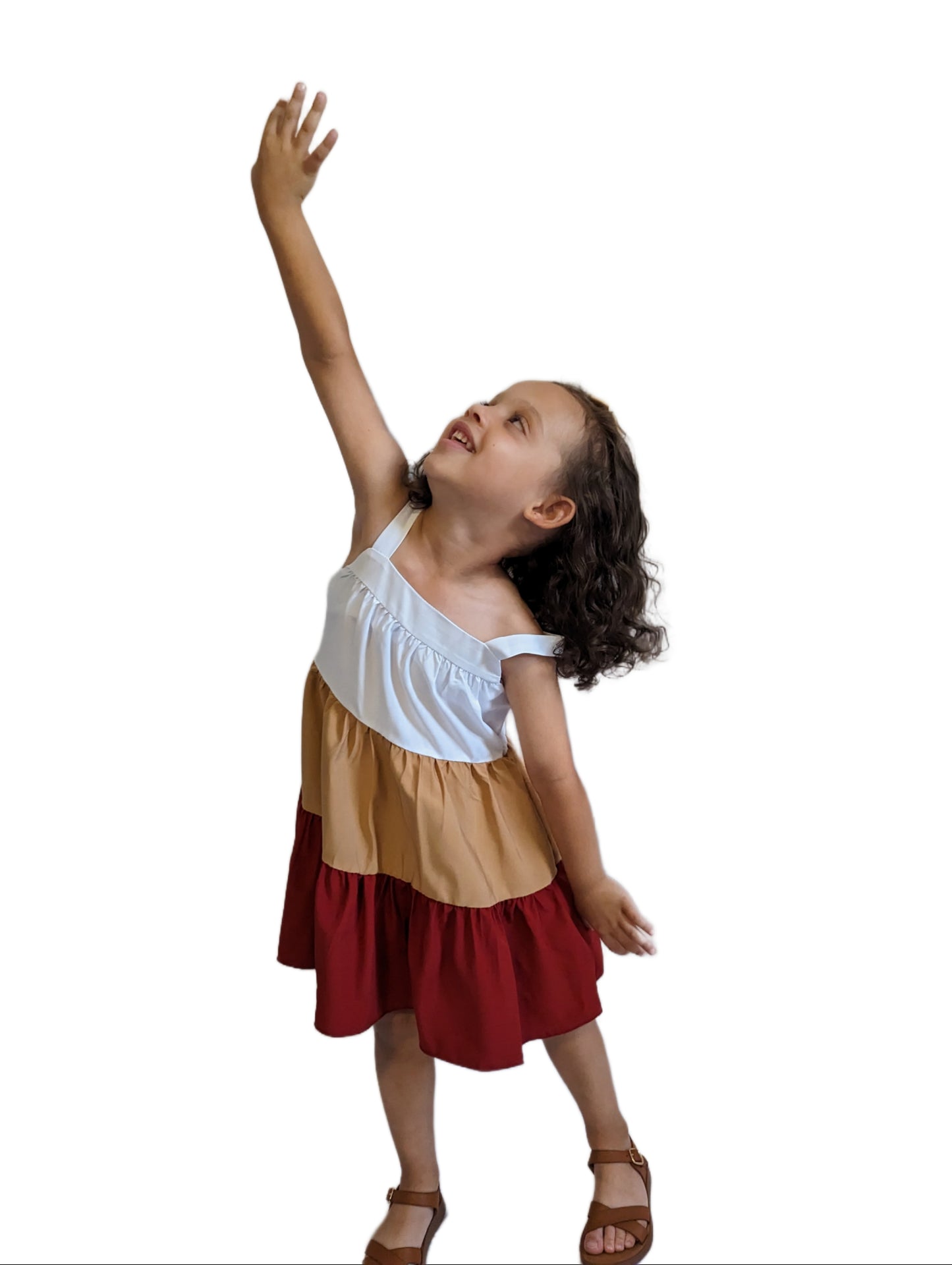 Farbblockkleid für Kinder und Mädchen