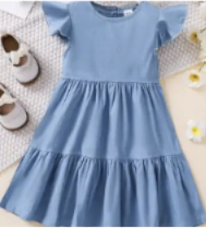Girls Denim Dress