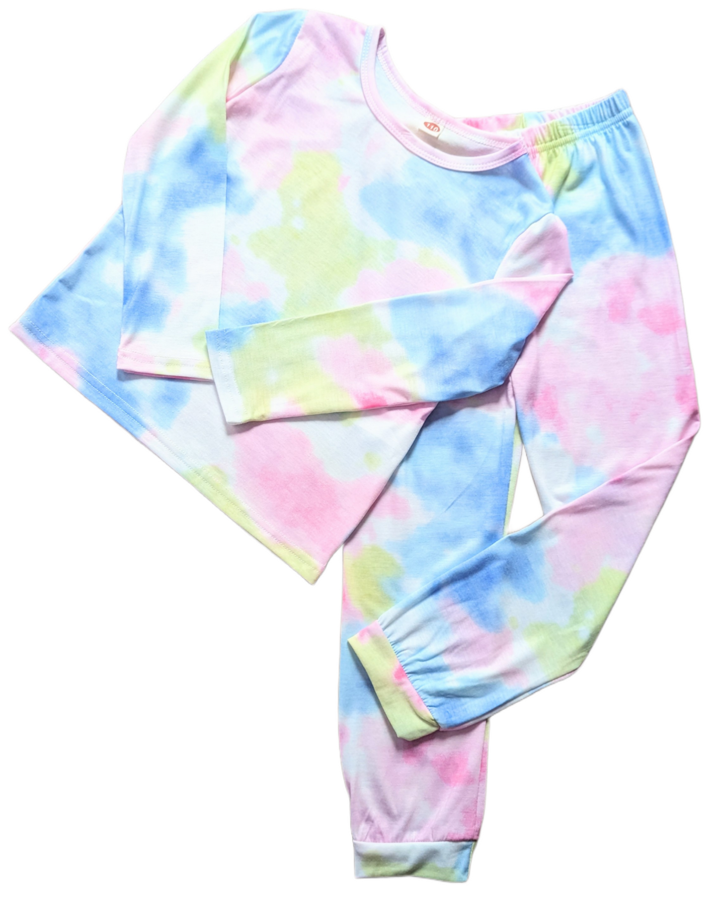 Ensemble 2 pièces pantalon multicolore pour enfants filles