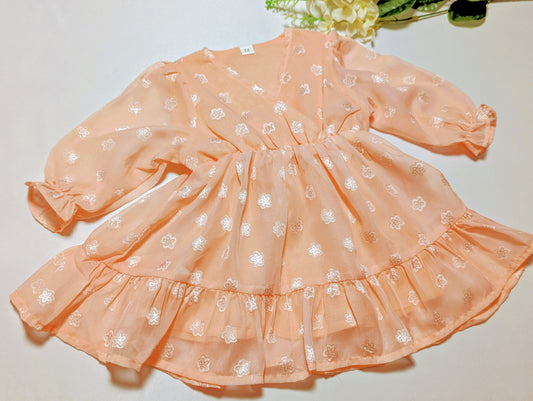Baby Girl Long Sleeve Pink Dress